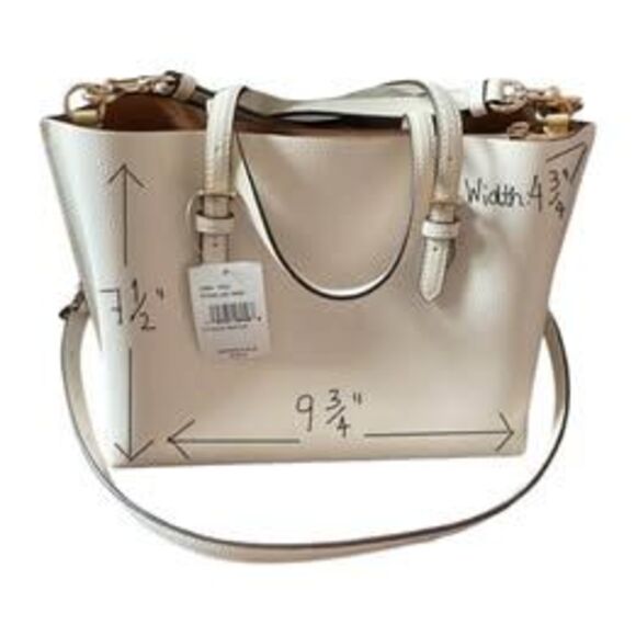 Coach Women’s Beige Leather Tote Bag w/ Matching Wallet Pre-Owned - Picture 4 of 10